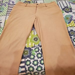 Women's Worthington Curvy Fit Size 14 Petite Khaki/Tan Dress Pants